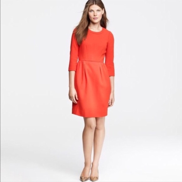 J. Crew Dresses & Skirts - J. Crew Red Wool Blend Everyday Dress